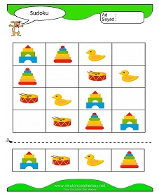 Sudoku Çocuk Bulmacaları